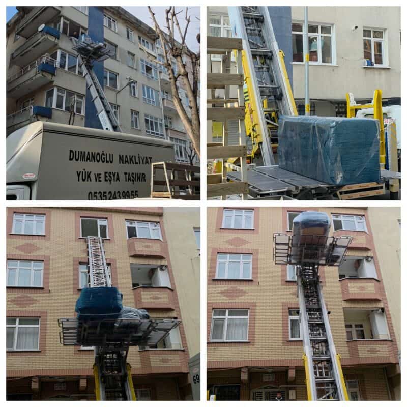 mobil asansörlü evden eve nakliye